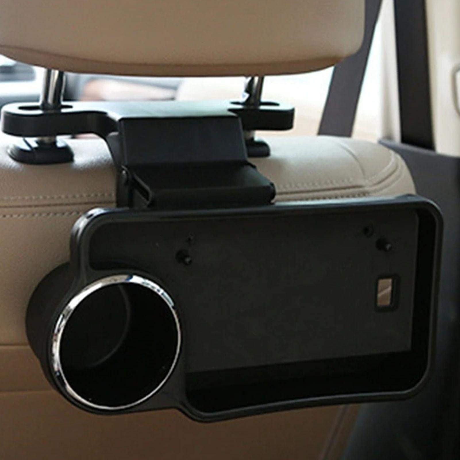 Amazon | 車用ドリンクホルダー 折りたたみ 車載テーブル 防水防汚